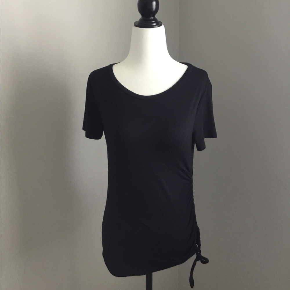 Halogen Shirred T-shirt, Size S